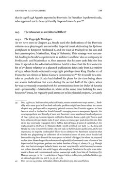 Image of the Page - 739 - in Jacopo Strada and Cultural Patronage at the Imperial Court - The Antique as Innovation, Volume 2