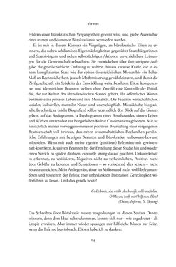 Image of the Page - 14 - in Josephinische Mandarine - Bürokratie und Beamte in Österreich