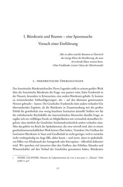 Image of the Page - 17 - in Josephinische Mandarine - Bürokratie und Beamte in Österreich