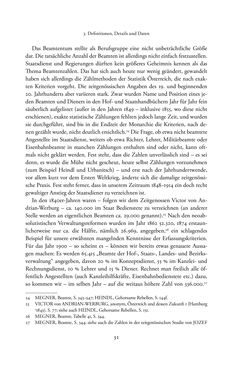Image of the Page - 31 - in Josephinische Mandarine - Bürokratie und Beamte in Österreich
