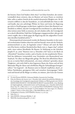 Image of the Page - 55 - in Josephinische Mandarine - Bürokratie und Beamte in Österreich