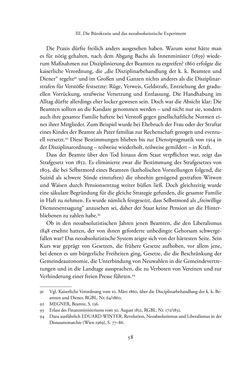 Image of the Page - 58 - in Josephinische Mandarine - Bürokratie und Beamte in Österreich