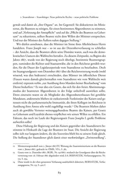 Bild der Seite - 89 - in Josephinische Mandarine - Bürokratie und Beamte in Österreich