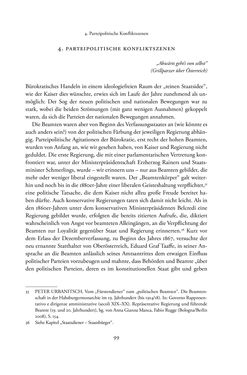 Bild der Seite - 99 - in Josephinische Mandarine - Bürokratie und Beamte in Österreich
