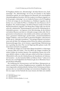 Image of the Page - 135 - in Josephinische Mandarine - Bürokratie und Beamte in Österreich