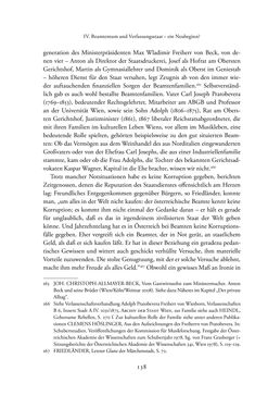 Image of the Page - 138 - in Josephinische Mandarine - Bürokratie und Beamte in Österreich