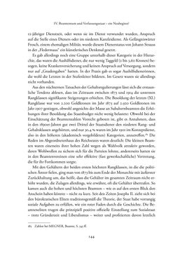 Image of the Page - 144 - in Josephinische Mandarine - Bürokratie und Beamte in Österreich