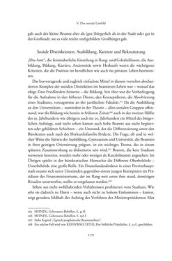 Bild der Seite - 170 - in Josephinische Mandarine - Bürokratie und Beamte in Österreich