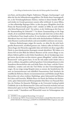 Bild der Seite - 175 - in Josephinische Mandarine - Bürokratie und Beamte in Österreich