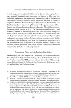 Image of the Page - 187 - in Josephinische Mandarine - Bürokratie und Beamte in Österreich