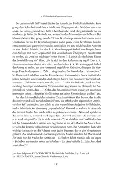 Bild der Seite - 191 - in Josephinische Mandarine - Bürokratie und Beamte in Österreich