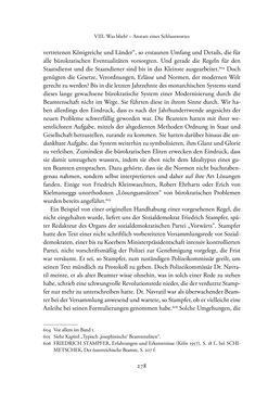 Image of the Page - 278 - in Josephinische Mandarine - Bürokratie und Beamte in Österreich