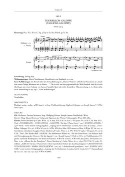 Bild der Seite - 437 - in Joseph Lanner - Chronologisch-thematisches Werkverzeichnis