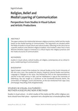 Image of the Page - 75 - in JRFM - Journal Religion Film Media, Volume 01/01