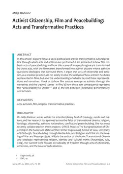 Image of the Page - 73 - in JRFM - Journal Religion Film Media, Volume 02/01