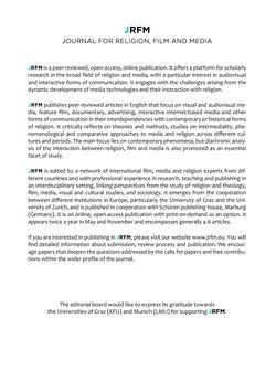 Image of the Page - (000005) - in JRFM - Journal Religion Film Media, Volume 03/01
