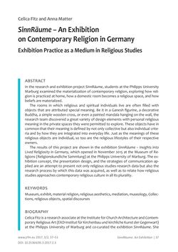 Image of the Page - 37 - in JRFM - Journal Religion Film Media, Volume 03/02
