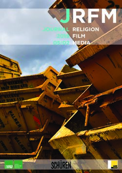 Image of the Page - (000001) - in JRFM - Journal Religion Film Media, Volume 05/02