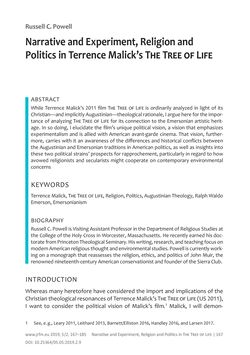 Image of the Page - 167 - in JRFM - Journal Religion Film Media, Volume 05/02