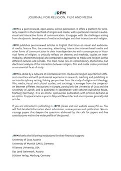 Image of the Page - (000005) - in JRFM - Journal Religion Film Media, Volume 06/02