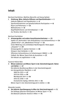 Image of the Page - (000005) - in Sportfunktionäre und jüdische Differenz - Zwischen Anerkennung und Antisemitismus – Wien 1918 bis 1938