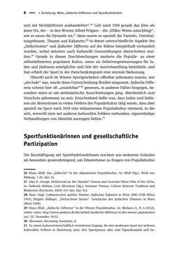 Bild der Seite - 8 - in Sportfunktionäre und jüdische Differenz - Zwischen Anerkennung und Antisemitismus – Wien 1918 bis 1938