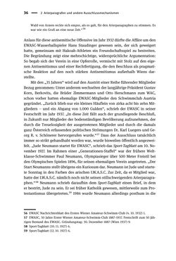 Bild der Seite - 36 - in Sportfunktionäre und jüdische Differenz - Zwischen Anerkennung und Antisemitismus – Wien 1918 bis 1938