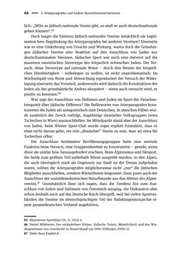 Bild der Seite - 44 - in Sportfunktionäre und jüdische Differenz - Zwischen Anerkennung und Antisemitismus – Wien 1918 bis 1938