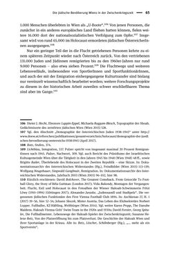 Bild der Seite - 65 - in Sportfunktionäre und jüdische Differenz - Zwischen Anerkennung und Antisemitismus – Wien 1918 bis 1938
