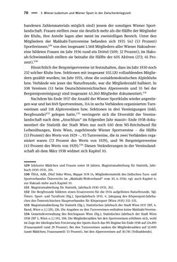 Image of the Page - 70 - in Sportfunktionäre und jüdische Differenz - Zwischen Anerkennung und Antisemitismus – Wien 1918 bis 1938