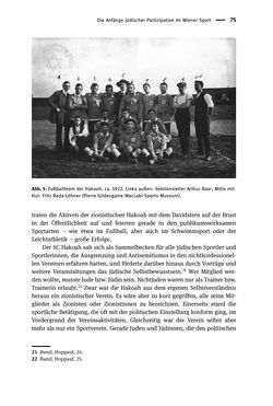Image of the Page - 75 - in Sportfunktionäre und jüdische Differenz - Zwischen Anerkennung und Antisemitismus – Wien 1918 bis 1938