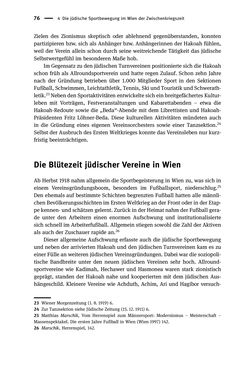 Image of the Page - 76 - in Sportfunktionäre und jüdische Differenz - Zwischen Anerkennung und Antisemitismus – Wien 1918 bis 1938