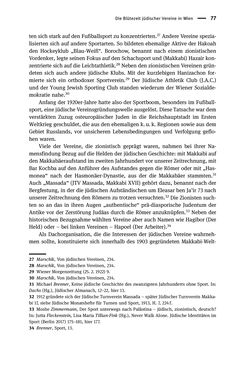Image of the Page - 77 - in Sportfunktionäre und jüdische Differenz - Zwischen Anerkennung und Antisemitismus – Wien 1918 bis 1938