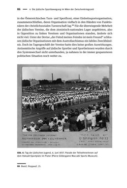 Bild der Seite - 86 - in Sportfunktionäre und jüdische Differenz - Zwischen Anerkennung und Antisemitismus – Wien 1918 bis 1938