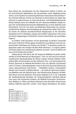 Bild der Seite - 87 - in Sportfunktionäre und jüdische Differenz - Zwischen Anerkennung und Antisemitismus – Wien 1918 bis 1938