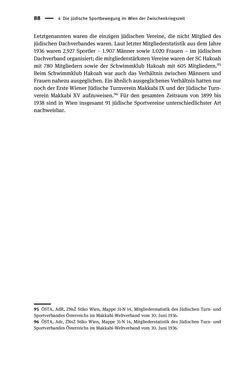 Bild der Seite - 88 - in Sportfunktionäre und jüdische Differenz - Zwischen Anerkennung und Antisemitismus – Wien 1918 bis 1938