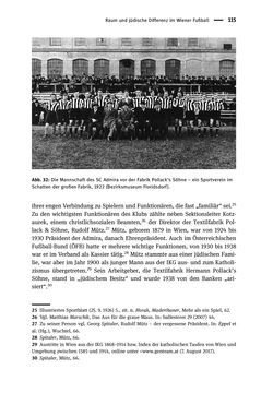 Image of the Page - 115 - in Sportfunktionäre und jüdische Differenz - Zwischen Anerkennung und Antisemitismus – Wien 1918 bis 1938