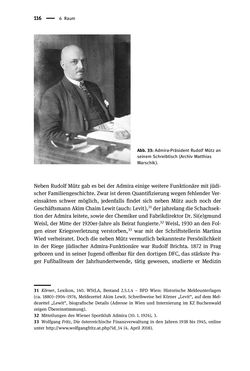 Image of the Page - 116 - in Sportfunktionäre und jüdische Differenz - Zwischen Anerkennung und Antisemitismus – Wien 1918 bis 1938