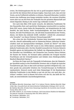 Image of the Page - 124 - in Sportfunktionäre und jüdische Differenz - Zwischen Anerkennung und Antisemitismus – Wien 1918 bis 1938