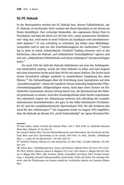 Image of the Page - 128 - in Sportfunktionäre und jüdische Differenz - Zwischen Anerkennung und Antisemitismus – Wien 1918 bis 1938