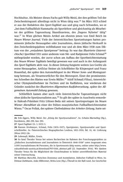 Image of the Page - 169 - in Sportfunktionäre und jüdische Differenz - Zwischen Anerkennung und Antisemitismus – Wien 1918 bis 1938