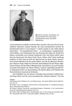 Image of the Page - 170 - in Sportfunktionäre und jüdische Differenz - Zwischen Anerkennung und Antisemitismus – Wien 1918 bis 1938