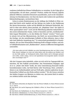 Image of the Page - 180 - in Sportfunktionäre und jüdische Differenz - Zwischen Anerkennung und Antisemitismus – Wien 1918 bis 1938