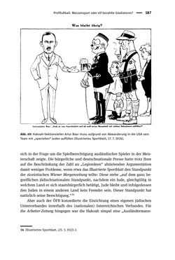 Image of the Page - 187 - in Sportfunktionäre und jüdische Differenz - Zwischen Anerkennung und Antisemitismus – Wien 1918 bis 1938