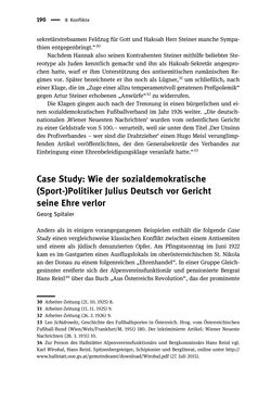 Image of the Page - 190 - in Sportfunktionäre und jüdische Differenz - Zwischen Anerkennung und Antisemitismus – Wien 1918 bis 1938