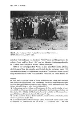 Image of the Page - 192 - in Sportfunktionäre und jüdische Differenz - Zwischen Anerkennung und Antisemitismus – Wien 1918 bis 1938