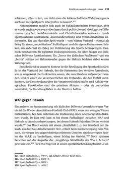Image of the Page - 211 - in Sportfunktionäre und jüdische Differenz - Zwischen Anerkennung und Antisemitismus – Wien 1918 bis 1938