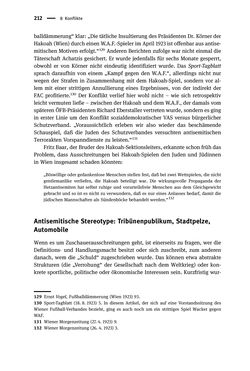 Image of the Page - 212 - in Sportfunktionäre und jüdische Differenz - Zwischen Anerkennung und Antisemitismus – Wien 1918 bis 1938