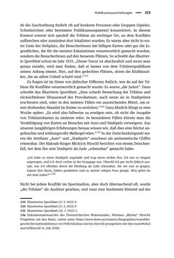 Image of the Page - 213 - in Sportfunktionäre und jüdische Differenz - Zwischen Anerkennung und Antisemitismus – Wien 1918 bis 1938