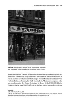 Image of the Page - 241 - in Sportfunktionäre und jüdische Differenz - Zwischen Anerkennung und Antisemitismus – Wien 1918 bis 1938